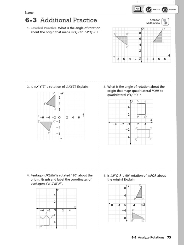 06_03 Practice Sheet | PDF | Rectangle | Euclidean Geometry