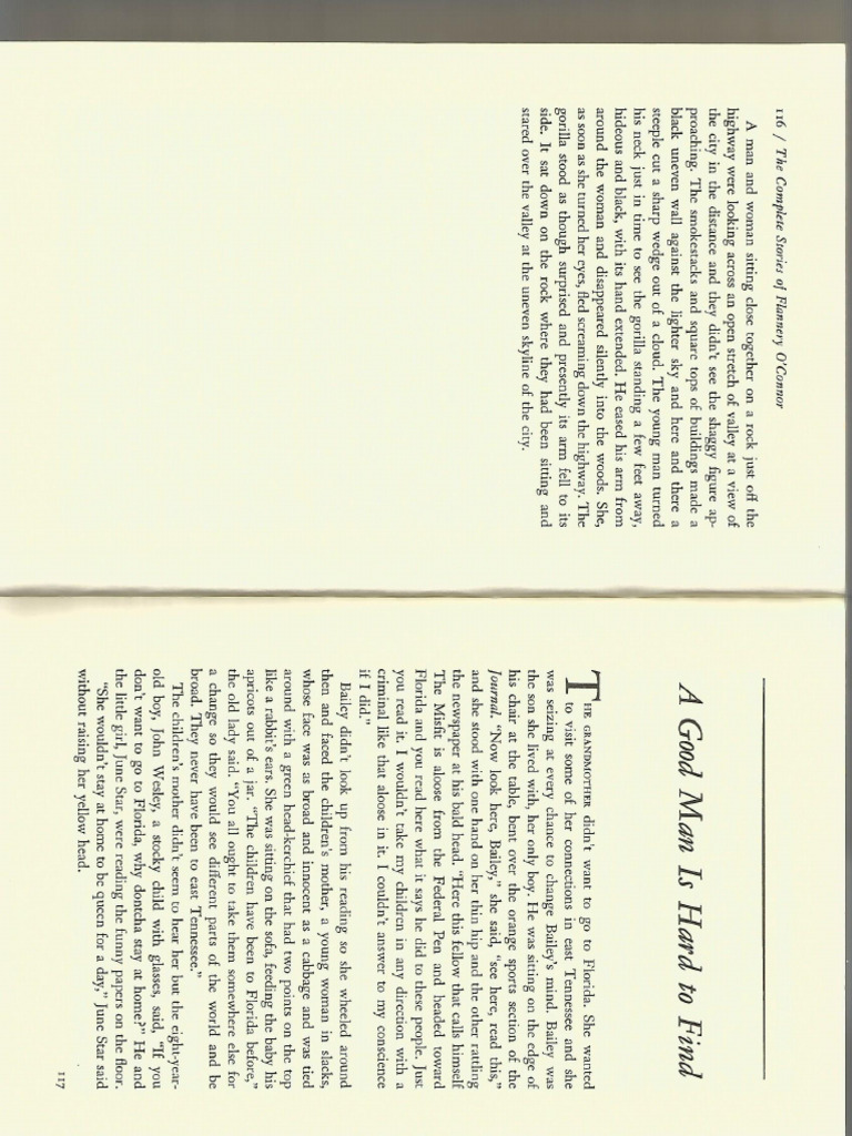 A Good Man Is Hard To Find PDF