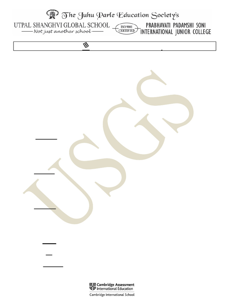 Unit 3 - Calculations - 2 - Answer Key | PDF | Force | Pressure