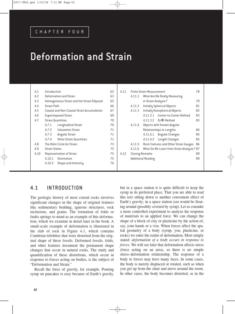 Understanding Deformation and Strain | PDF | Rotation | Mechanics