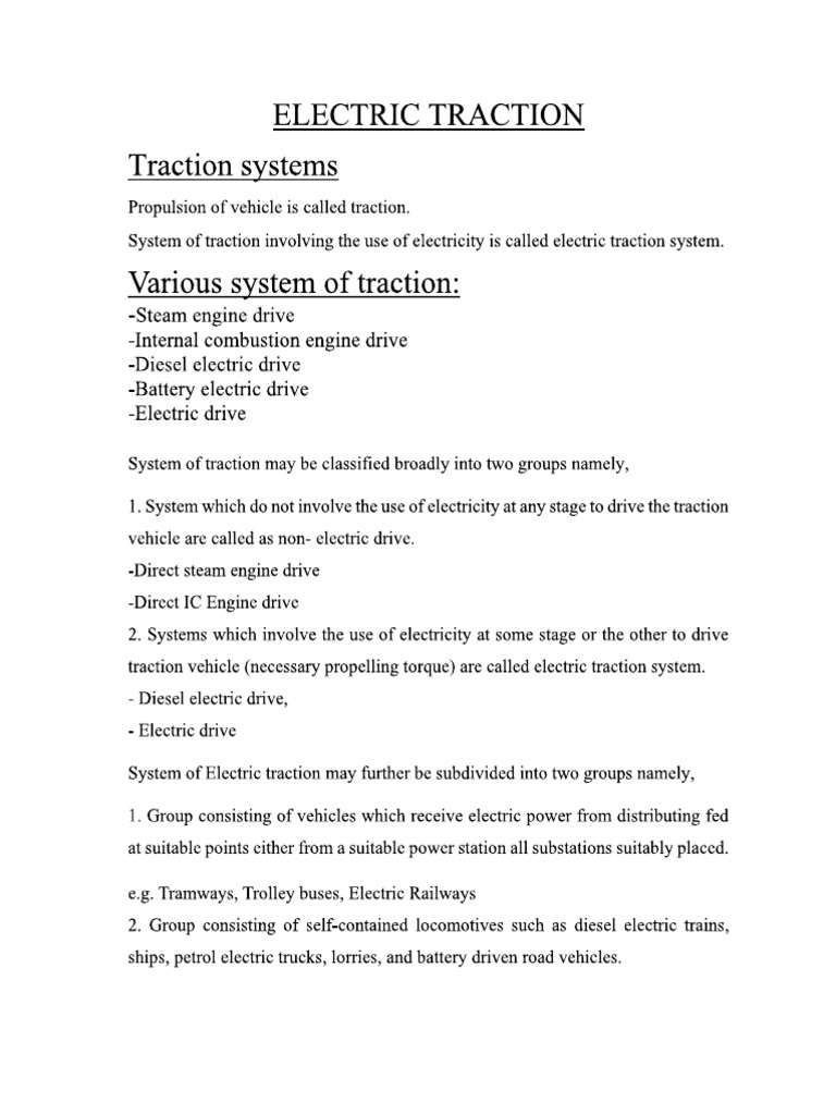 E.Traction Intro | PDF