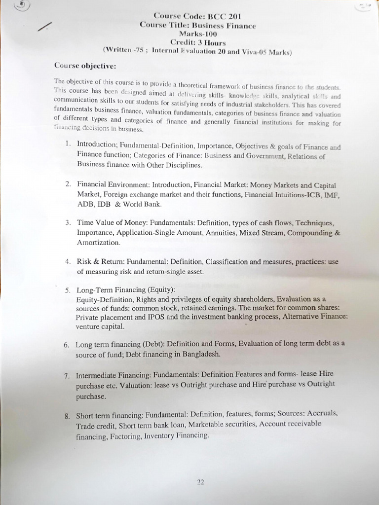 Third Semester Syllabus | PDF | Macroeconomics | Business