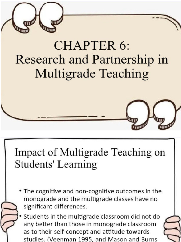 Report in Multi Grade (Chapter 6) | PDF