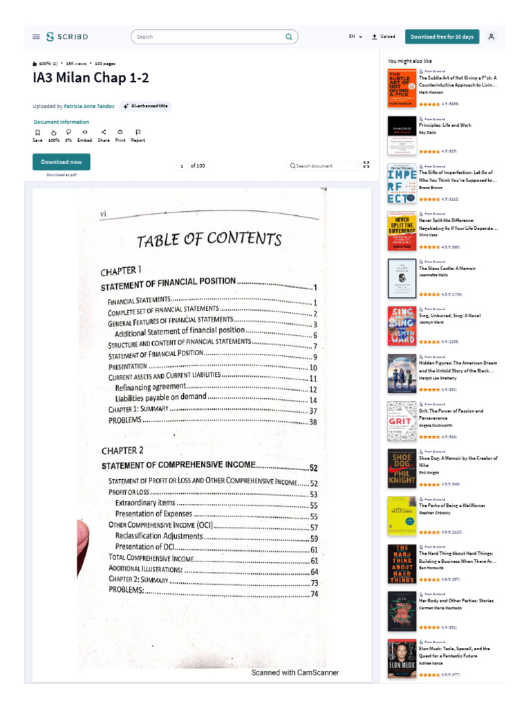 WWW Scribd Com Document 529480228 IA3 Milan Chap 1 2 | PDF | American ...