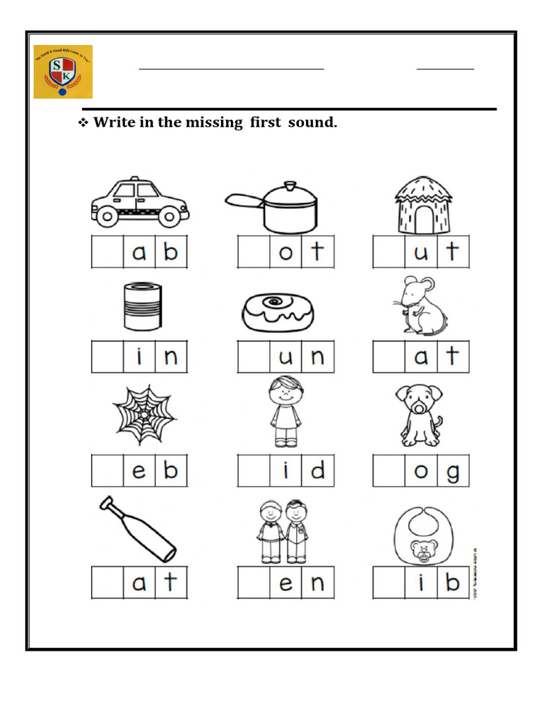 JR KG January Month Worksheet | PDF