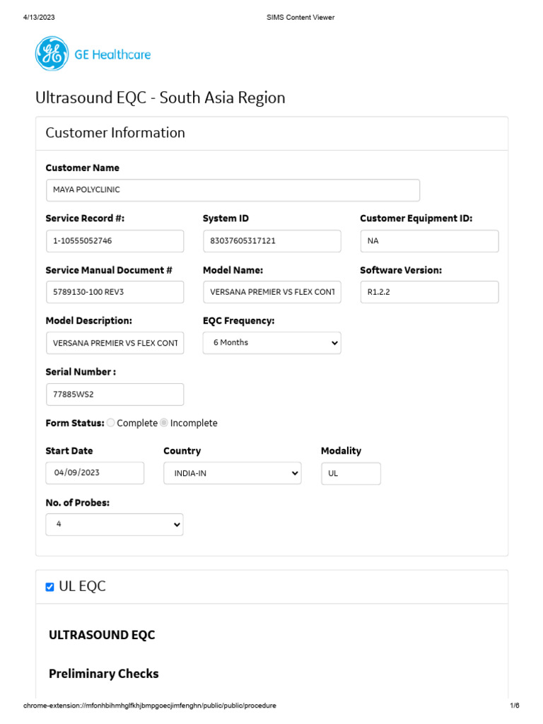 Ultrasound EQC Report for Maya Polyclinic | PDF | Computing | Computer ...