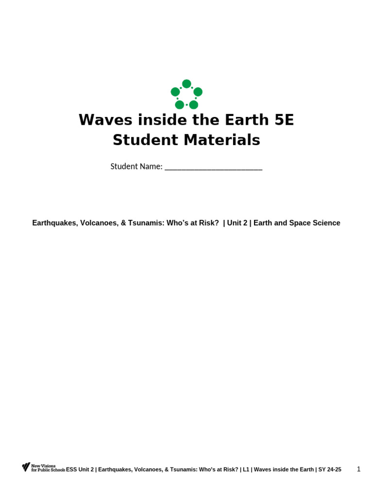 Seismic Waves and Earth's Interior Model | PDF | Earthquakes | Seismology