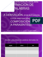 Procedementos de Formación de Palabras