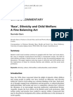 Race Ethnicity and Child Welfare A Fine Balancing Act