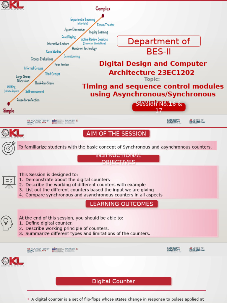 Synchronous vs Asynchronous Counters | PDF | Electrical Circuits ...
