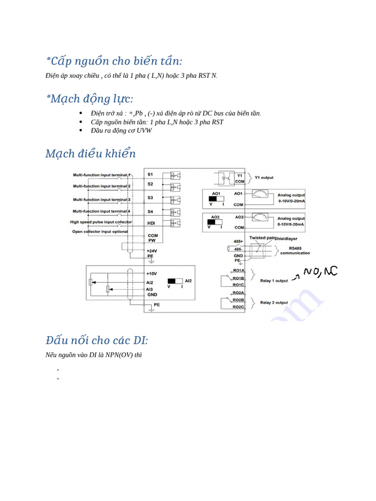 Biến tần INVT | PDF