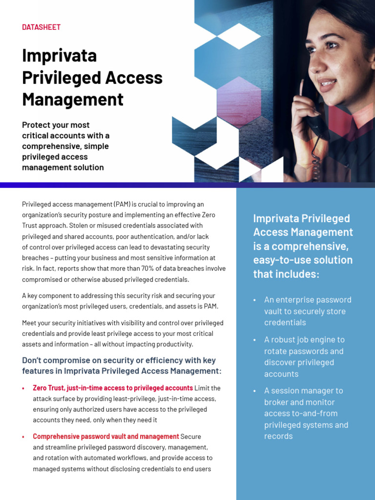 Industry PAM Datasheet | PDF | Security | Computer Security