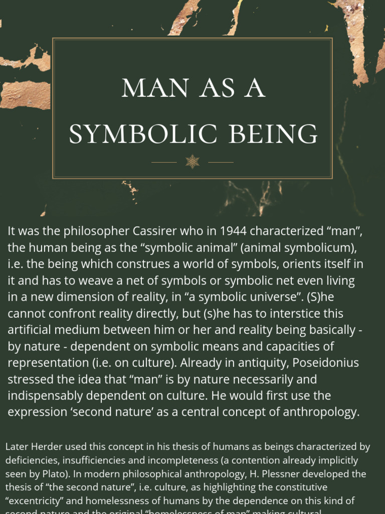 Understanding Man as a Symbolic Being | PDF | Liberal Arts Education ...