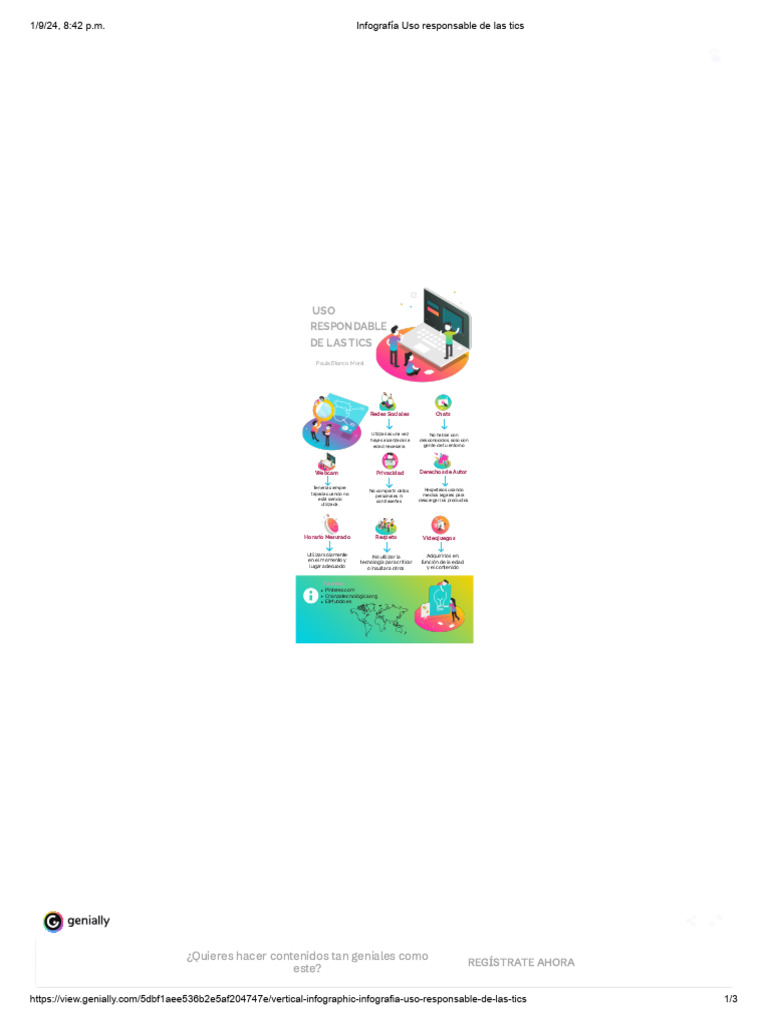 Uso Responsable de las TICs: Guía Práctica | PDF | ciberespacio ...