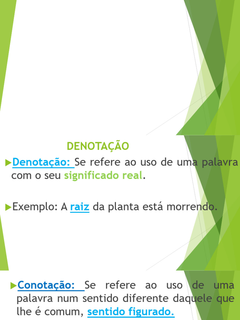 Denotação e Conotação: Definições e Exemplos | PDF