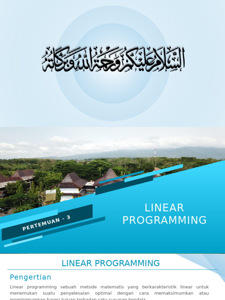 Pertemuan 3 Linear Programing Metode Grafik | PDF