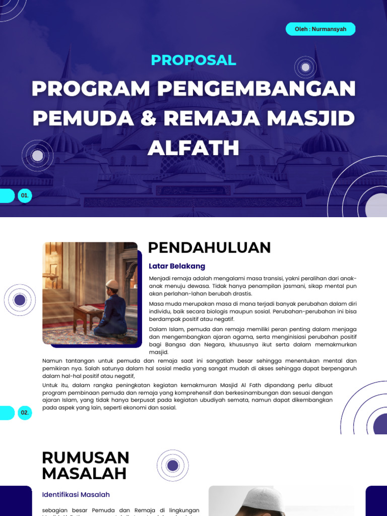 Program Pemberdayaan Pemuda Masjid Al Fath | PDF