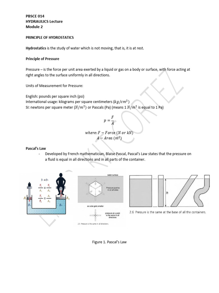 Understanding Manometers and Pressure | PDF | Pressure | Pressure ...