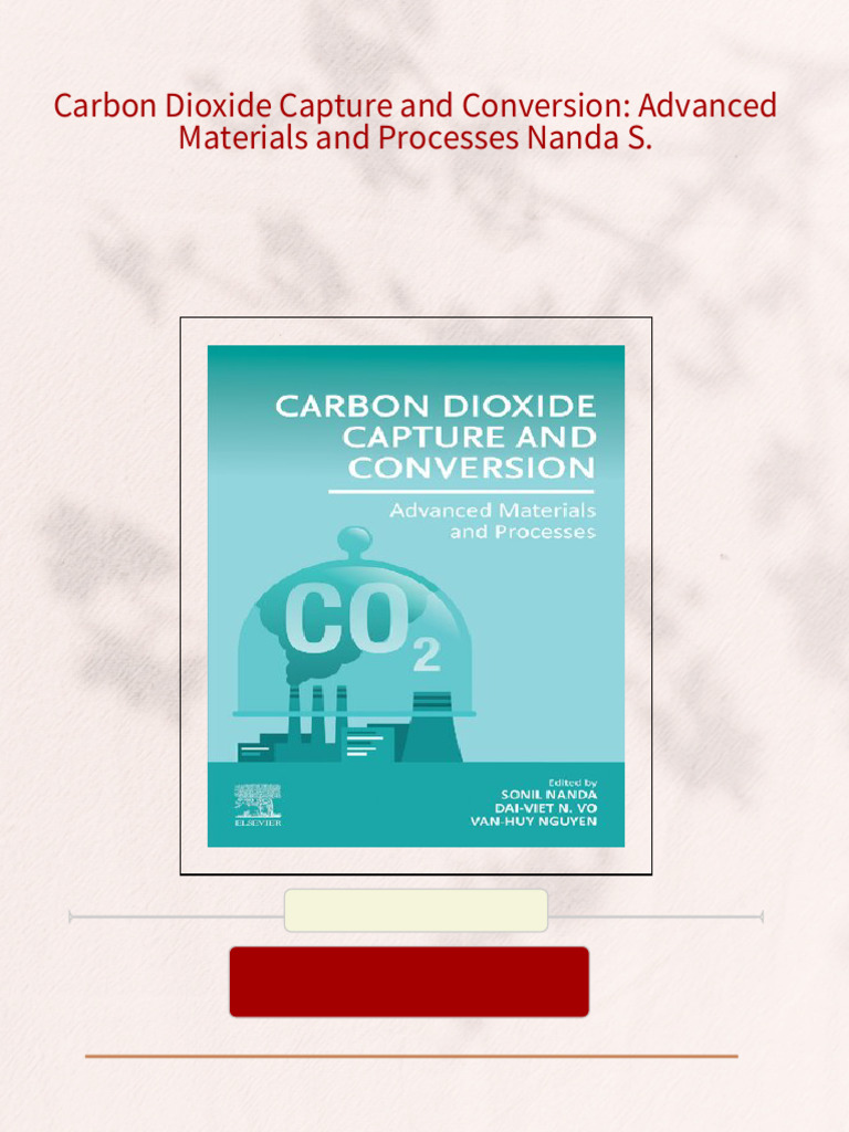 (FREE PDF Sample) Carbon Dioxide Capture and Conversion: Advanced ...