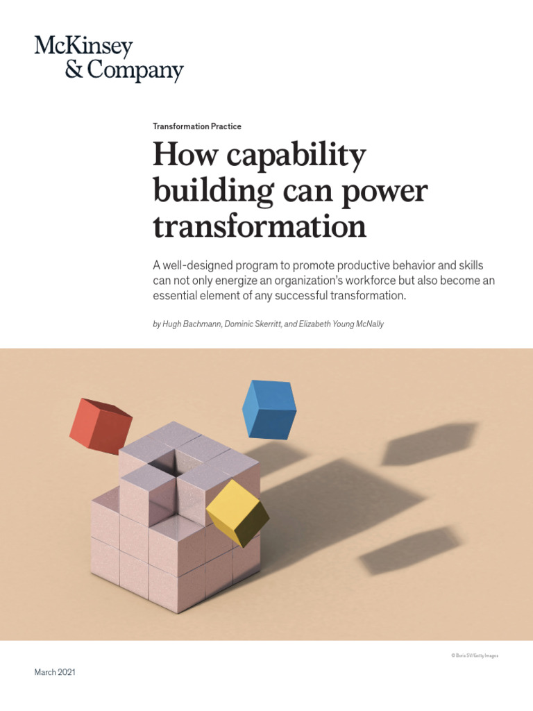 Powering Transformation Through Capability Building | PDF | Mindset ...
