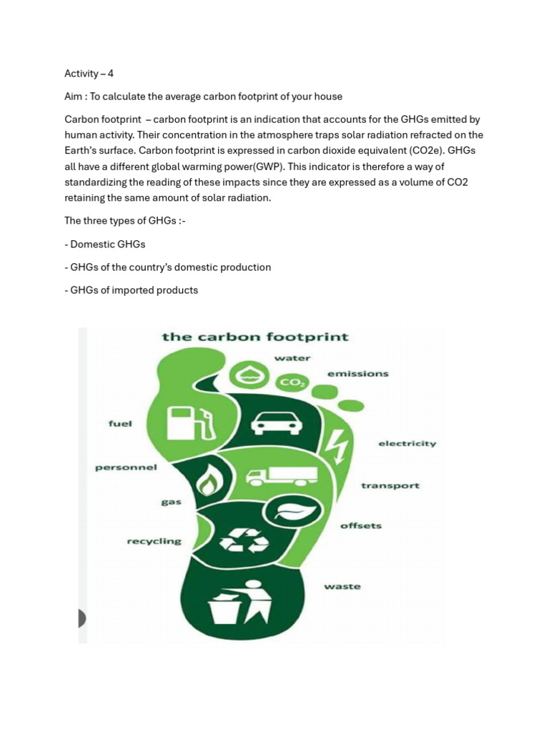 Carbon Footprint Calculation Guide | PDF