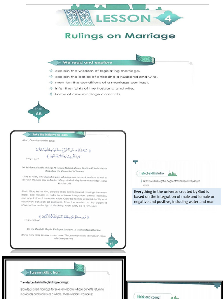 Understanding Islamic Marriage Principles | PDF | Marriage | Sharia