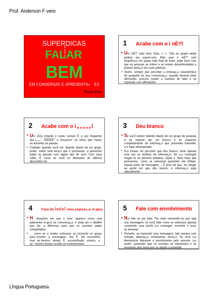 Super Dicas para Falar Bem | PDF
