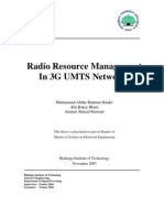 UMTS Radio Resource Management