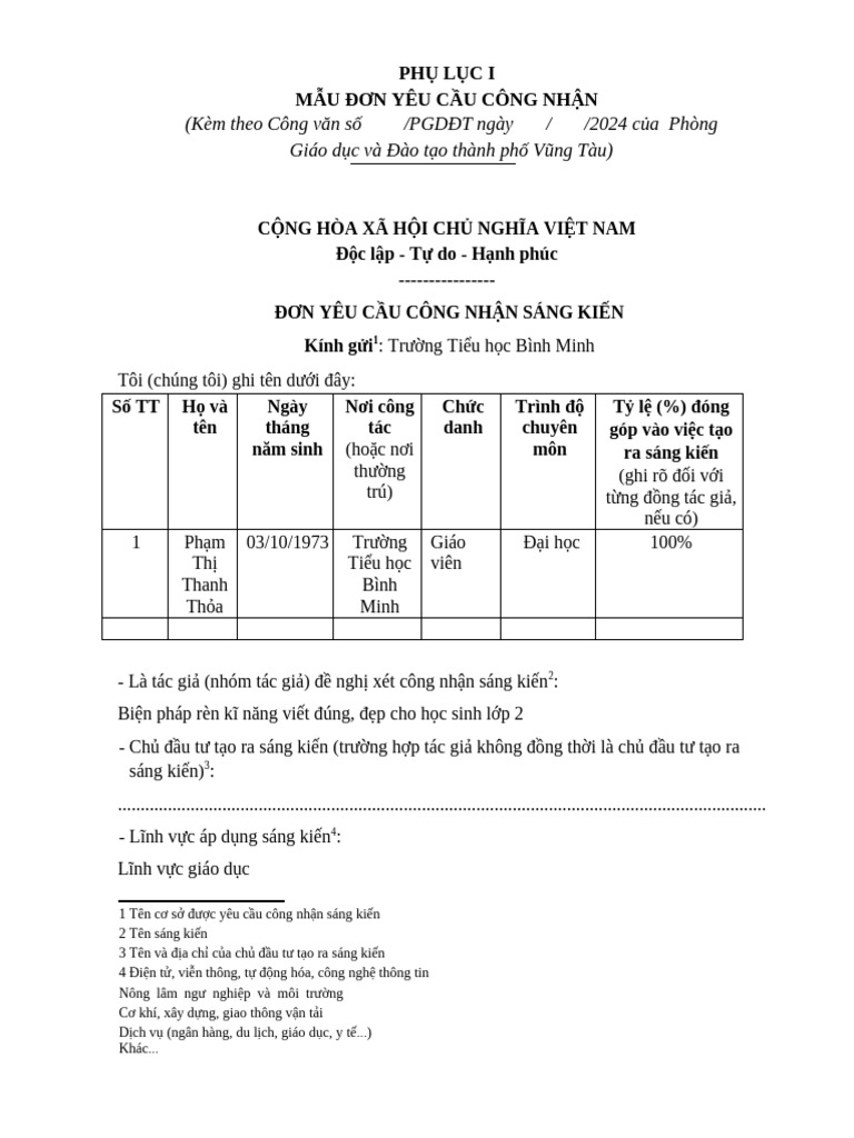 2015 Phu Luc 1 - 2 | PDF