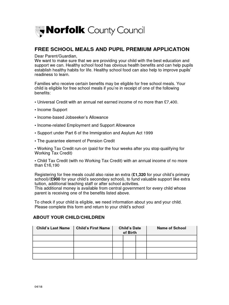 Does Every Child Get Free School Meals