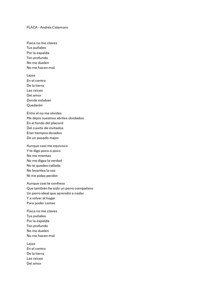 Letra de 