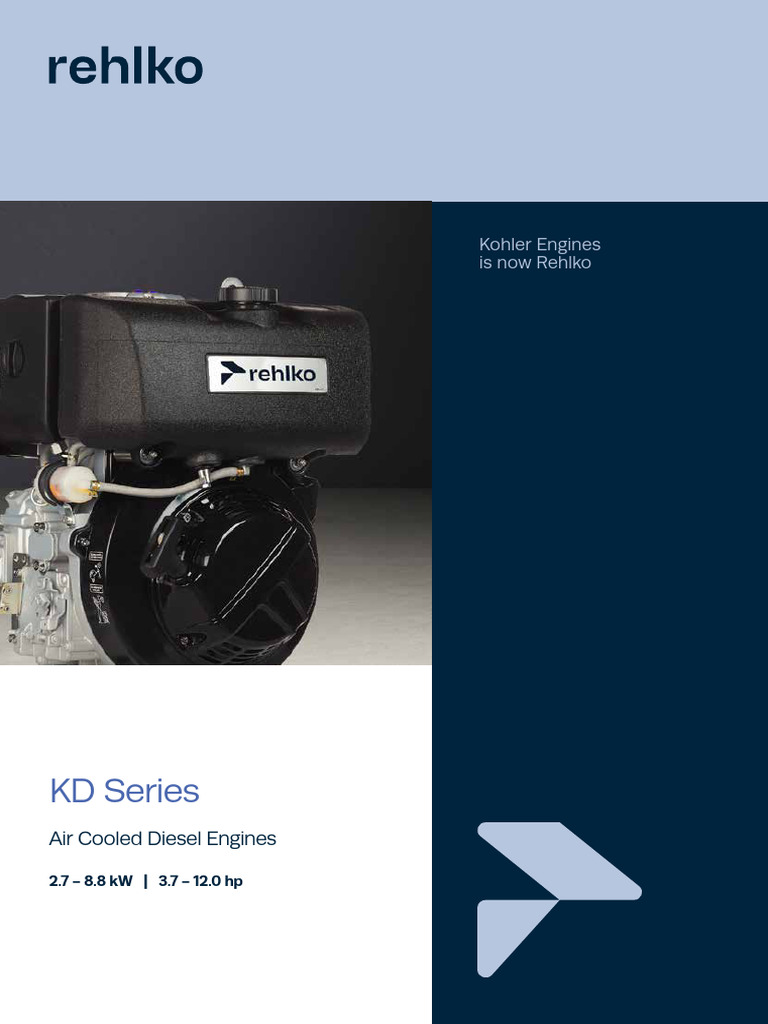 KD Series Air-Cooled Diesel Engines | PDF | Diesel Engine | Horsepower
