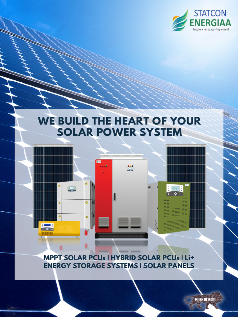 Advanced Solar Inverters & Energy Storage Solutions | PDF | Solar Power ...