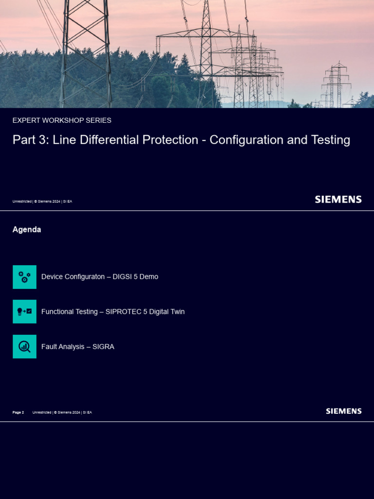 Line Differential Protection Testing Guide | PDF | Electrical ...