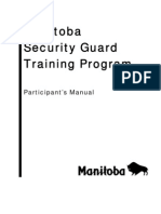 Security Guard Training Program