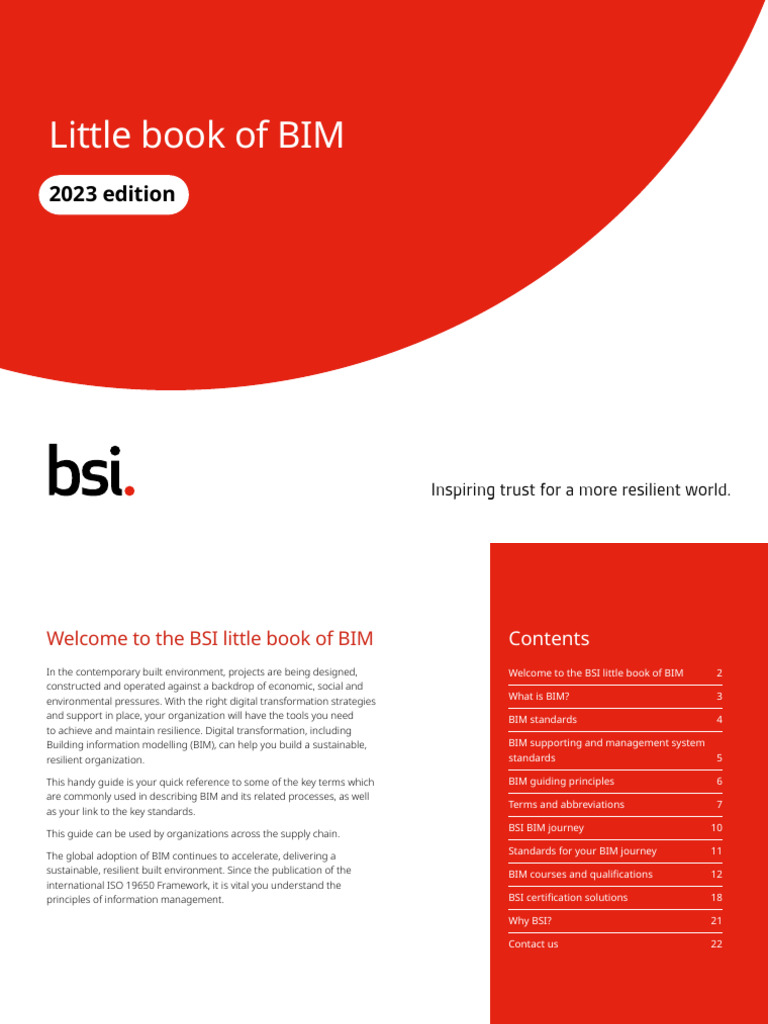 BSI Guide to BIM Standards and Practices | PDF | Building Information ...