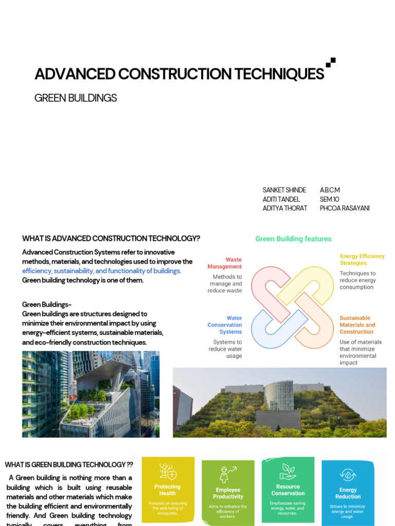 Advanced Green Building Techniques | PDF | Green Building | Efficient ...