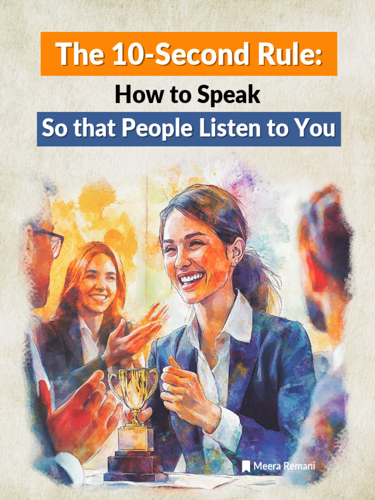 How to Speak So That People Listen to You PDF Communication Human