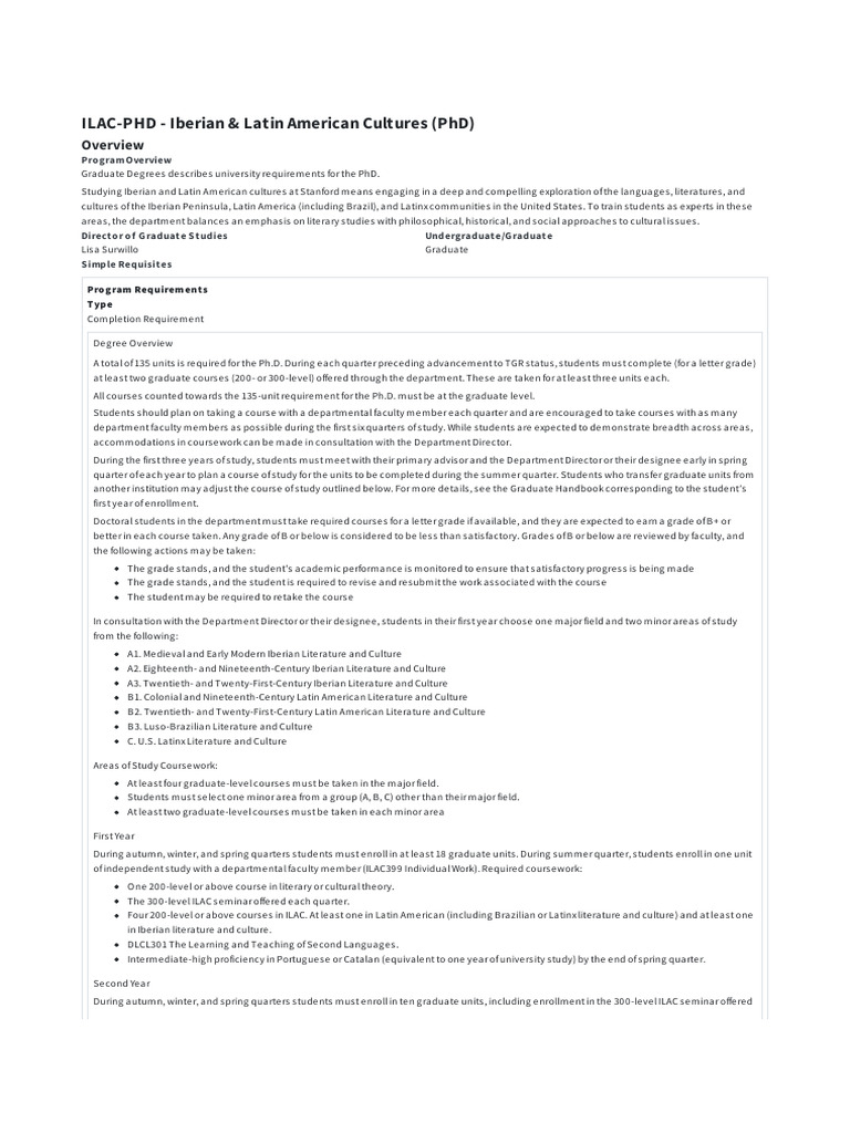 program-ILAC-PHD | PDF | Thesis | Doctor Of Philosophy