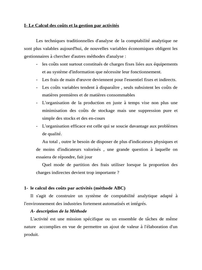 abc1 | PDF | Comptabilité | Le volume