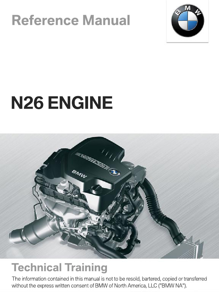 BMW N26 Engine Specifications Overview | PDF | Engines | Vehicle Technology