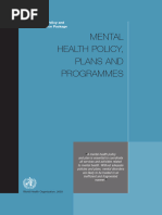National Mental Health Policy Framework and Strategic Plan 2023 2030 ...