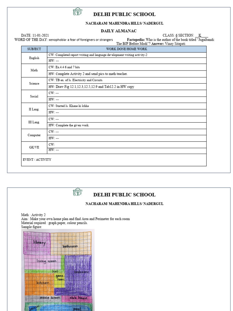 Almanac Page 11january | PDF