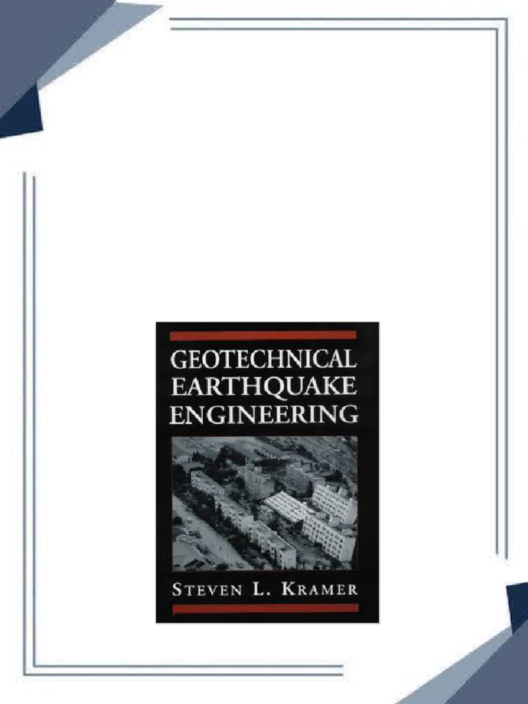 Solution manual for geotechnical earthquake engineering steven l