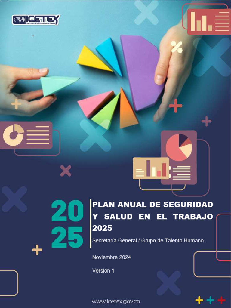 Plan Anual SST 2025 ICETEX | PDF | Seguridad y salud ocupacional | Valores
