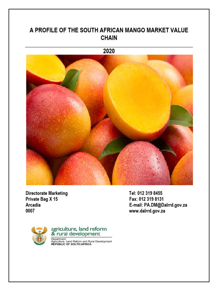 Mango Market Value Chain Profile 2020 | PDF | Arabian Peninsula | Arab ...