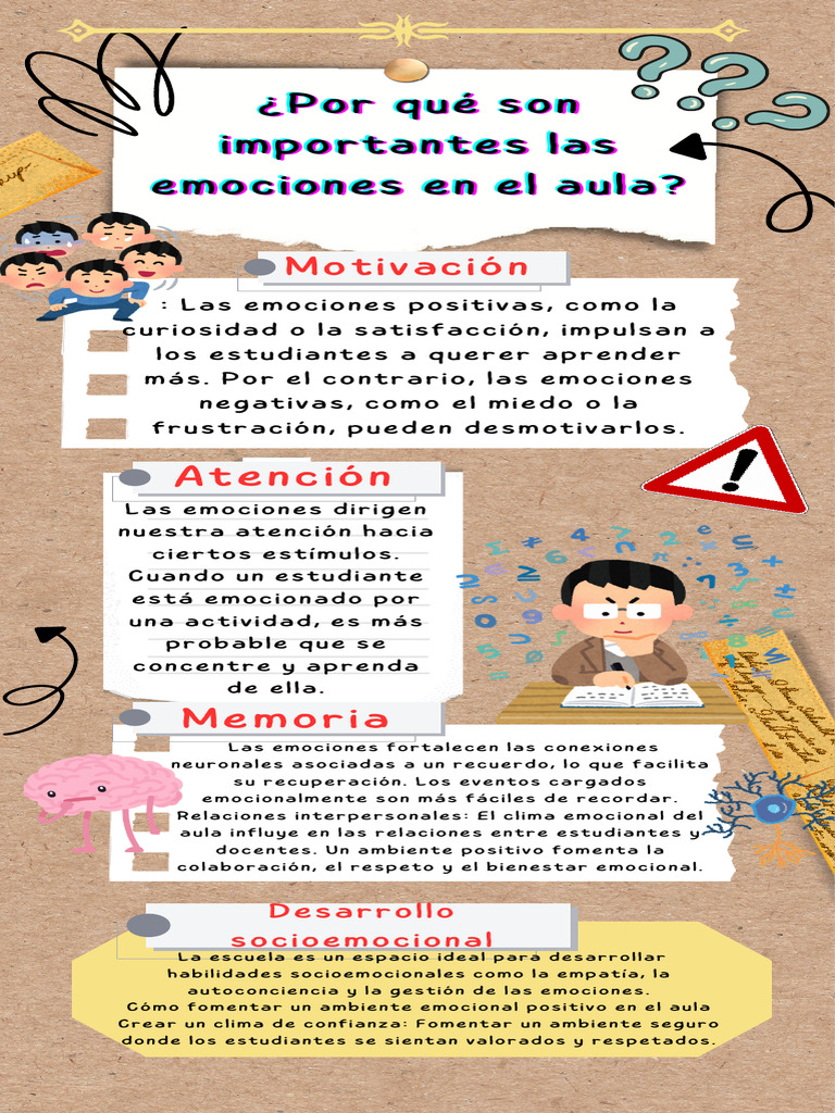 ¿Por Qué Son Importantes Las Emociones en El Aula | PDF | Las emociones ...