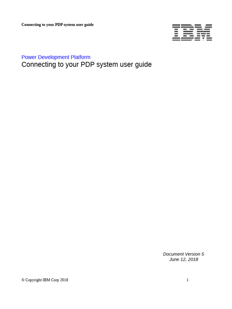 Connecting to Your Pdp System a User Guide | PDF | Virtual Private ...