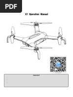 Comprehensive Drone User Manual | PDF | Battery Charger | Remote Control