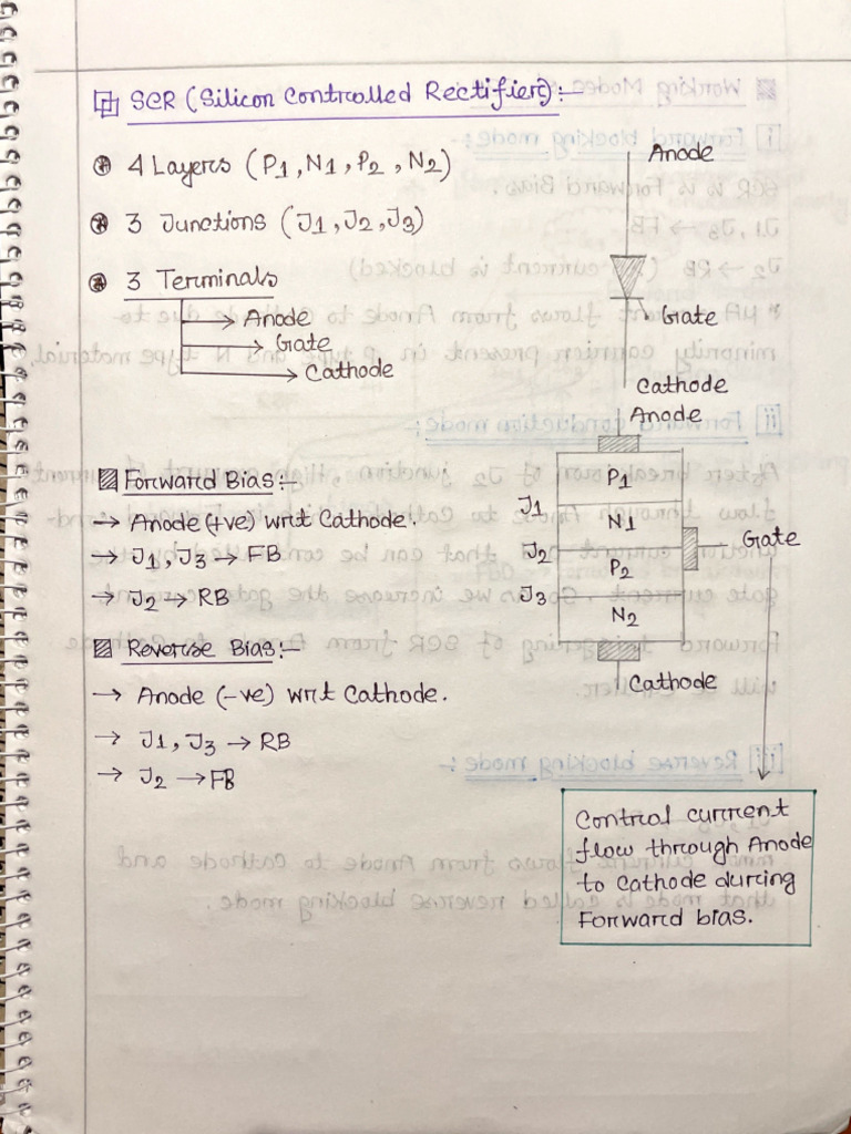 Best Note On SCR (Tareq Sir) | PDF | Power Inverter | Power Electronics